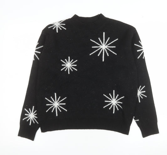 Marks and Spencer Women’s Black Star Pullover Jumper Size S