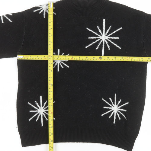 Marks and Spencer Women’s Black Star Pullover Jumper Size S