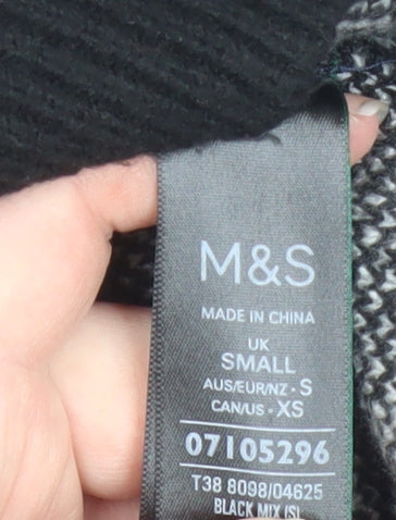 Marks and Spencer Women’s Black Star Pullover Jumper Size S