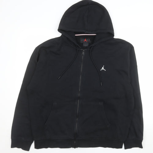 Jordan Men's Black XL Full Zip Hooded Jacket