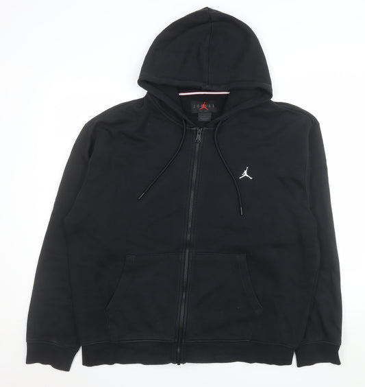 Jordan Men's Black XL Full Zip Hooded Jacket