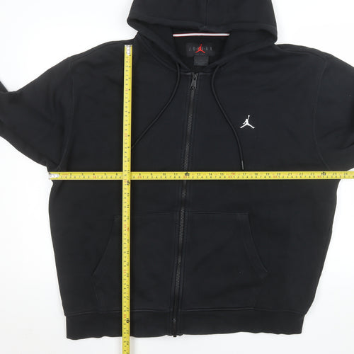 Jordan Men's Black XL Full Zip Hooded Jacket