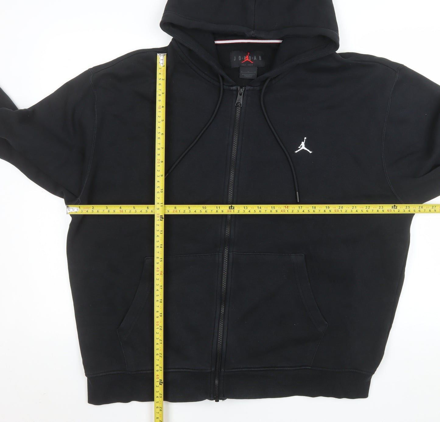 Jordan Men's Black XL Full Zip Hooded Jacket