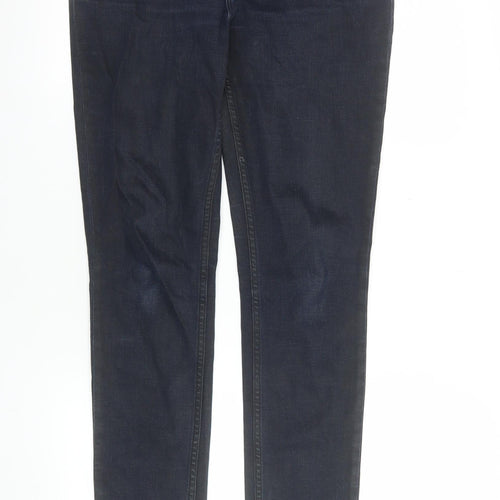 AllSaints Women Blue Skinny Jeans Size 29 x 32 Slim Fit Denim