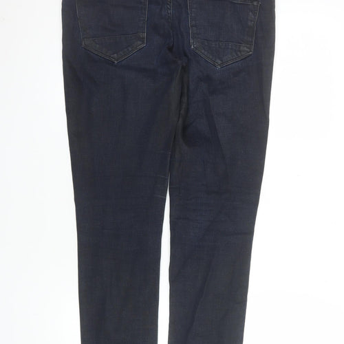 AllSaints Women Blue Skinny Jeans Size 29 x 32 Slim Fit Denim