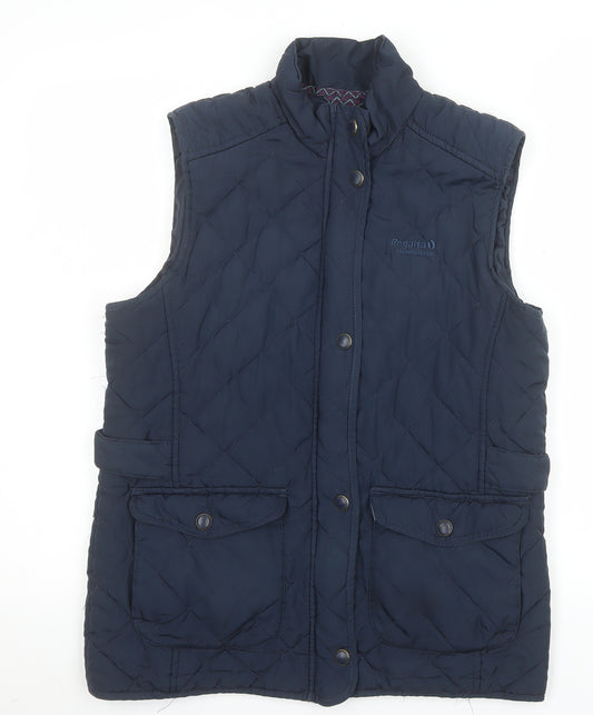 Regatta Women's Blue Quilted Waistcoat Size 12 Outdoor Gilet