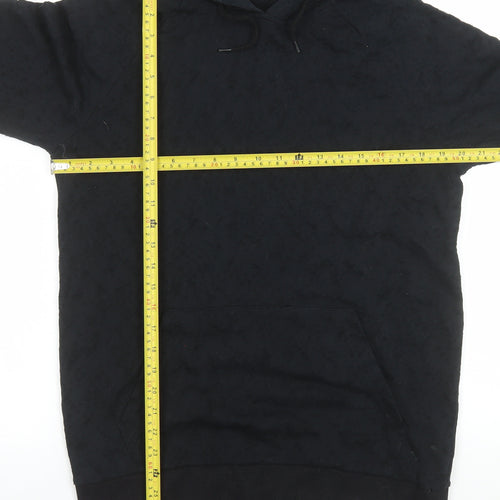 Topman Men's Black Classic Pullover Hoodie Size M
