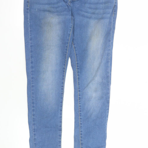 boohooMAN Men's Blue Skinny Denim Jeans Size 32 Regular Fit
