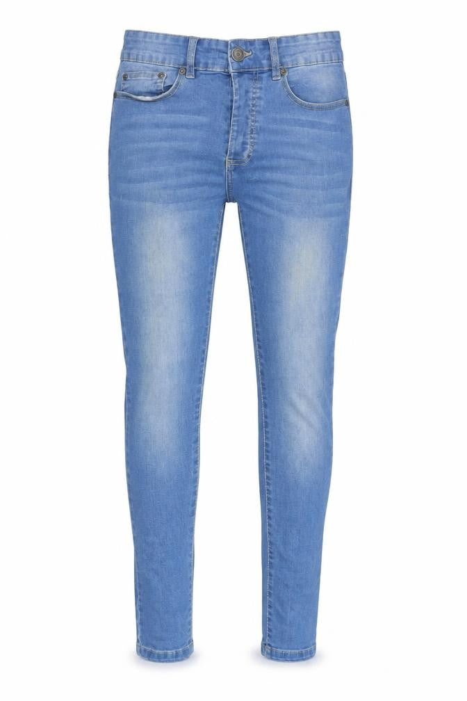 boohooMAN Men's Blue Skinny Denim Jeans Size 32 Regular Fit