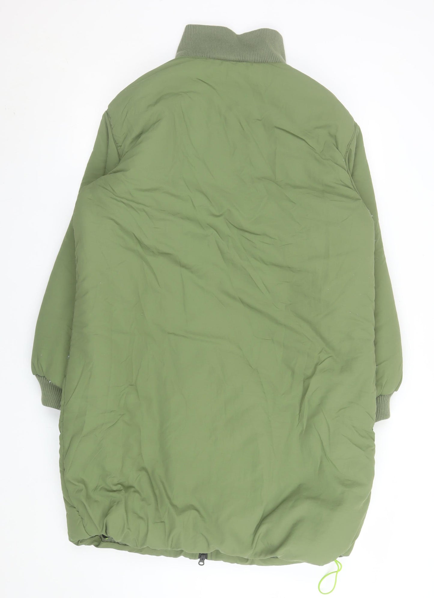 Violet Romance Women's Green Long Puffer Coat Size 12