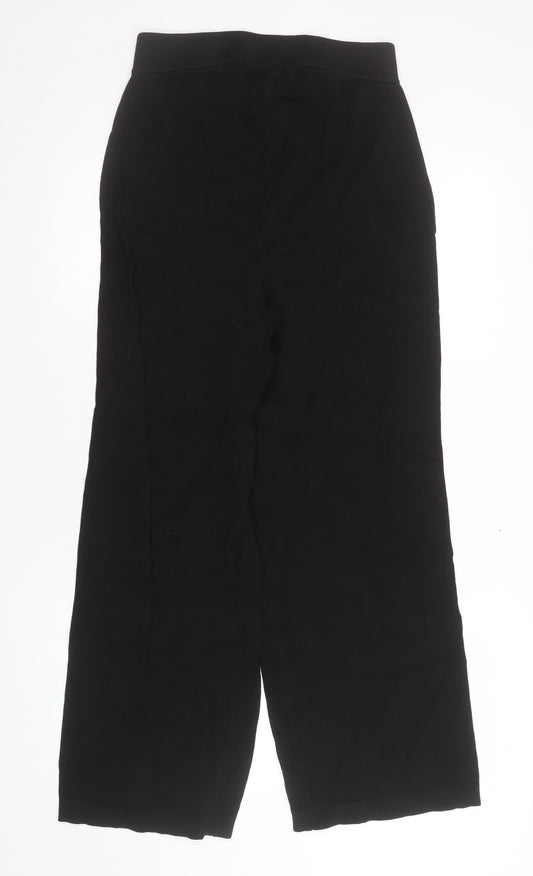 H&M MAMA Women’s Black Maternity Trousers Size 12 Stretch Knit