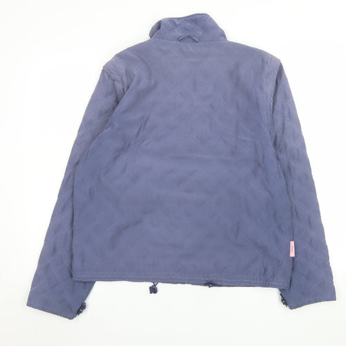 Joules Womens Blue Quilted Lightweight Jacket Size 14