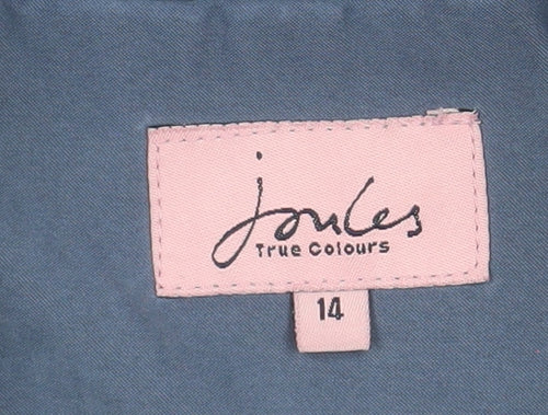 Joules Womens Blue Quilted Lightweight Jacket Size 14