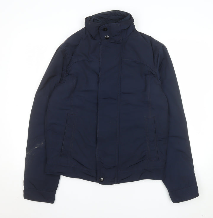 Marks and Spencer Men's Blue Small Bomber Jacket Polyester
