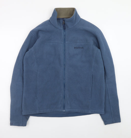 Marmot Men's Blue Fleece Full Zip Outdoor Jacket Size M