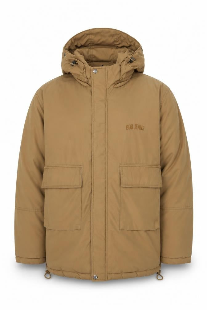 BDG Urban Outfitters Men's Brown Hooded Parka Jacket Size M