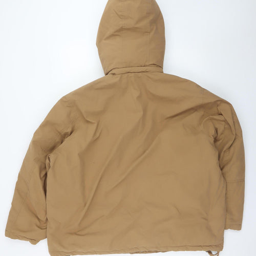 BDG Urban Outfitters Men's Brown Hooded Parka Jacket Size M
