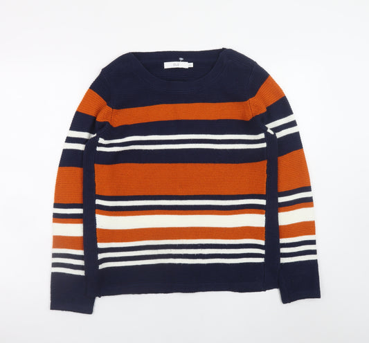 Isle Women’s Multicoloured Striped Knit Jumper Size S 10-12