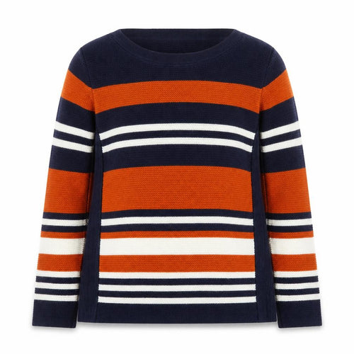 Isle Women’s Multicoloured Striped Knit Jumper Size S 10-12
