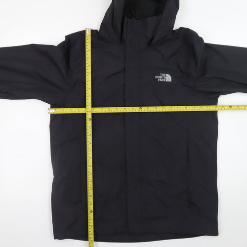 The North Face Men's Black Waterproof Hooded Jacket M