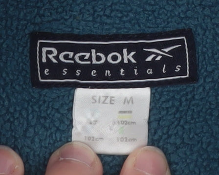 Reebok Men's Blue Fleece Full Zip Regular Fit Jacket Size M