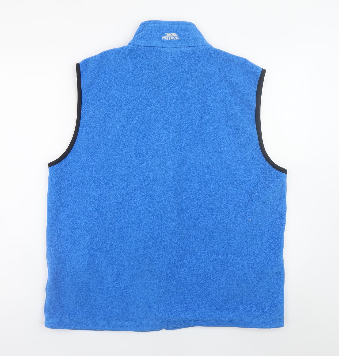 Trespass Mens Blue Fleece Bodywarmer Waistcoat XL Outdoor Zip Pockets