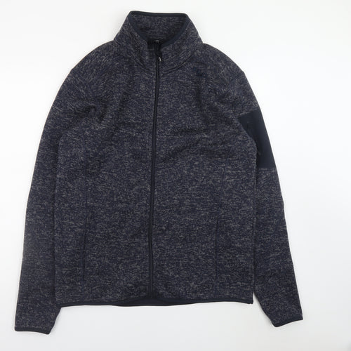 H2O Denmark Men's Blue Full Zip Fleece Jacket 2XL Outdoor