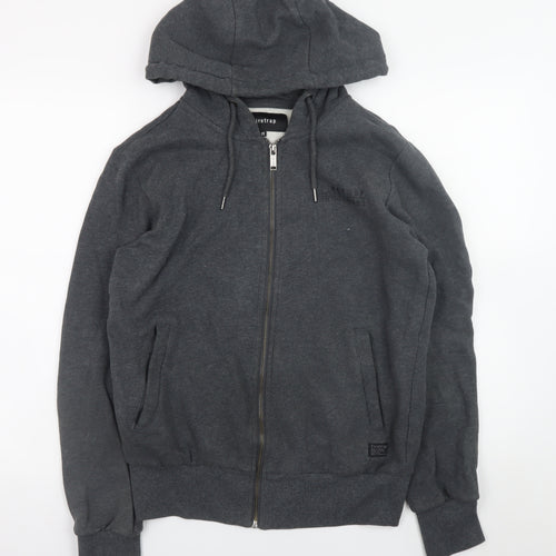 Firetrap Men's Grey Full Zip Hoodie XS Classic Fit
