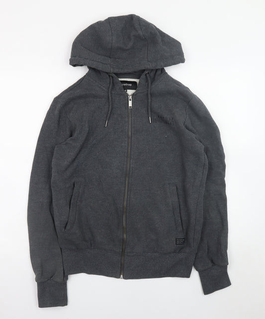 Firetrap Men's Grey Full Zip Hoodie XS Classic Fit