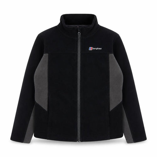 Berghaus Boys Black Fleece Jacket 9-10 Years Full Zip Outdoor Wear