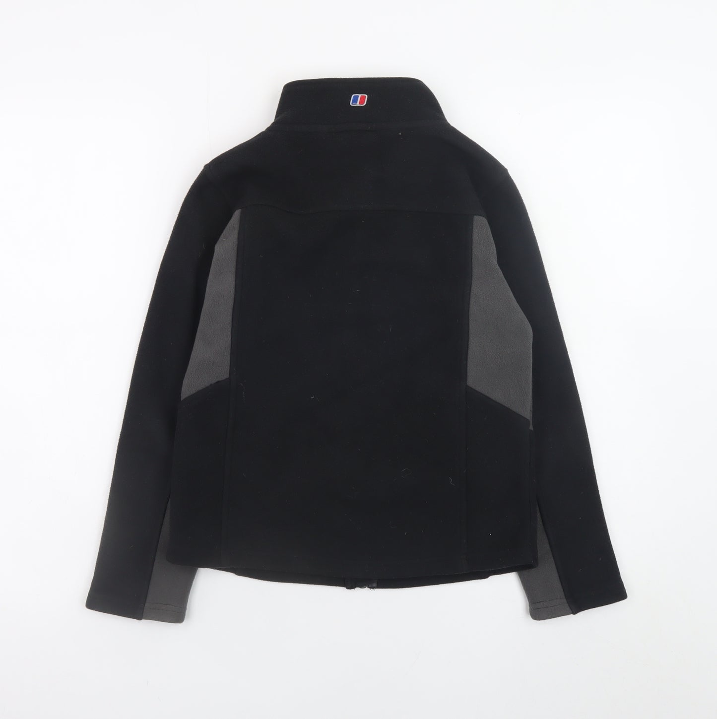Berghaus Boys Black Fleece Jacket 9-10 Years Full Zip Outdoor Wear