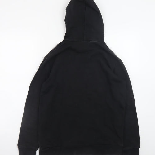 Adidas Men's Black Pullover Hoodie M Sports Logo Fleece Sweatshirt