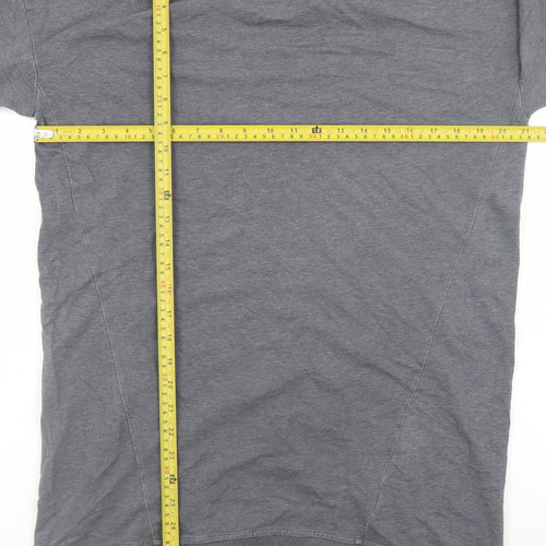 Oliver Bonas Womens Grey Long Sleeve Jersey T-Shirt Dress Size 12