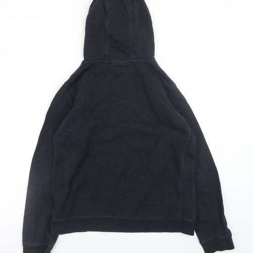 Nike Boys Black XL Pullover Fleece Hoodie with Yellow Logo