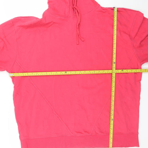 Threadbare Women’s Pink Hoodie Size 16 Pullover Cotton Blend