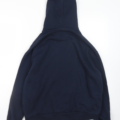Slazenger Men's Blue Pullover Hoodie L Logo Fleece Sweatshirt