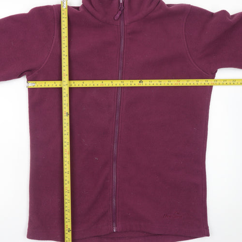 Peter Storm Women’s Purple Fleece Full Zip Jacket Size 12