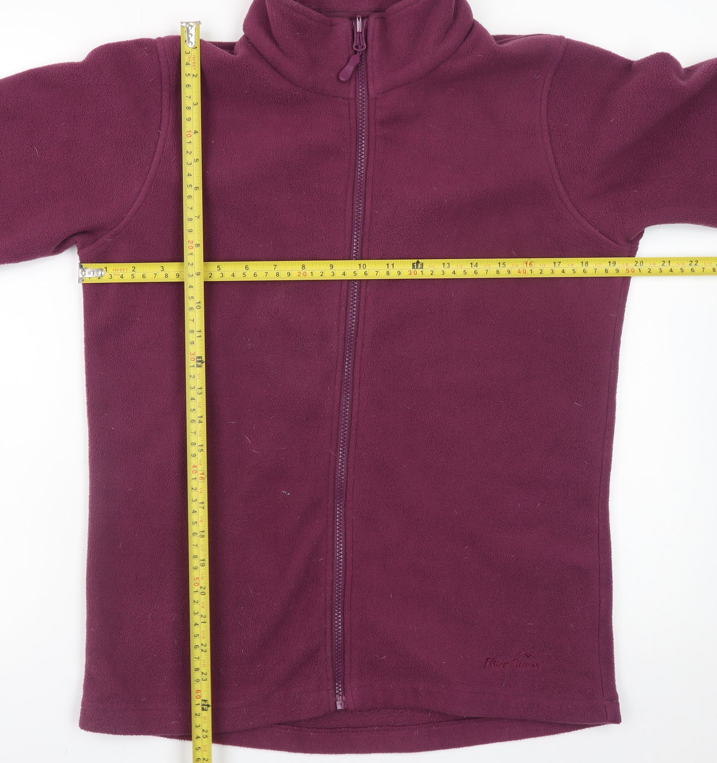 Peter Storm Women’s Purple Fleece Full Zip Jacket Size 12