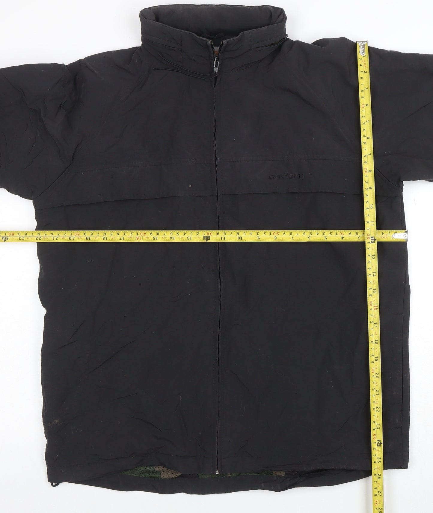 Carhartt Men's Black M Waterproof Nylon Lined Outdoor Jacket