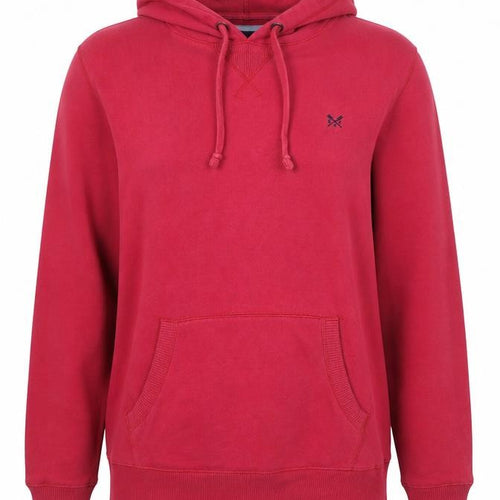 Crew Clothing Company Women Red Pullover Hoodie Size M Cotton Blend