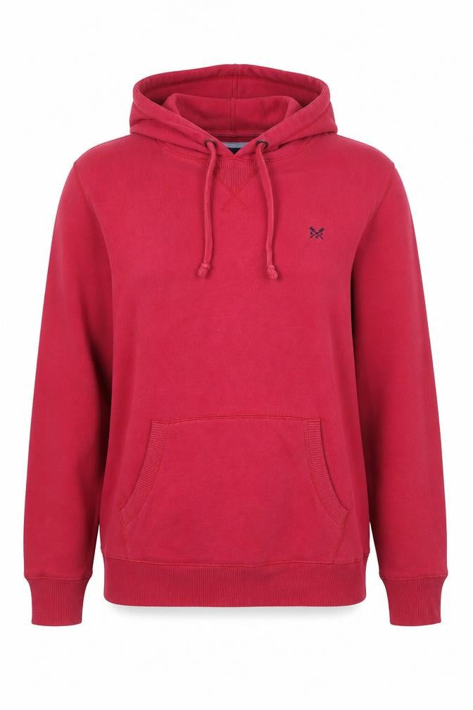 Crew Clothing Company Women Red Pullover Hoodie Size M Cotton Blend