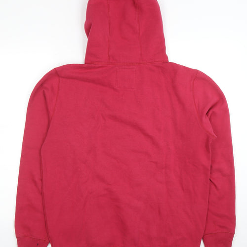 Crew Clothing Company Women Red Pullover Hoodie Size M Cotton Blend
