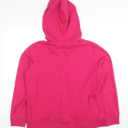 GAP Women’s Pink Pullover Hoodie Large Cotton Blend Casual