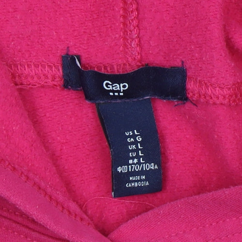 GAP Women’s Pink Pullover Hoodie Large Cotton Blend Casual