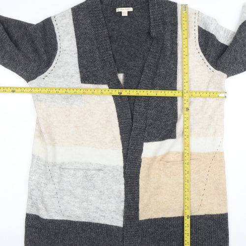 White Stuff Women’s Multicoloured Geometric Knit Cardigan UK 12