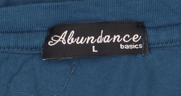 Alundance Basics Men Blue Chicago Bulls Graphic T-Shirt L Regular Fit
