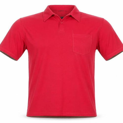 Rohan Men's Red Low Tide Polo Shirt Size M Cotton Blend