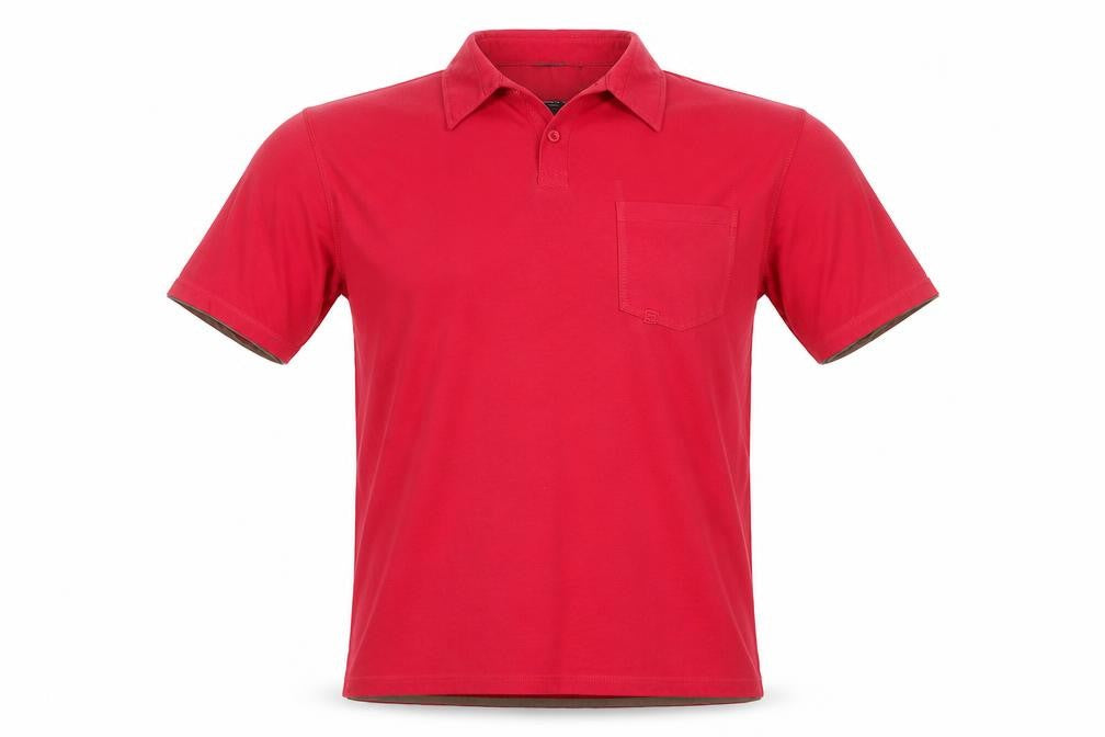 Rohan Men's Red Low Tide Polo Shirt Size M Cotton Blend