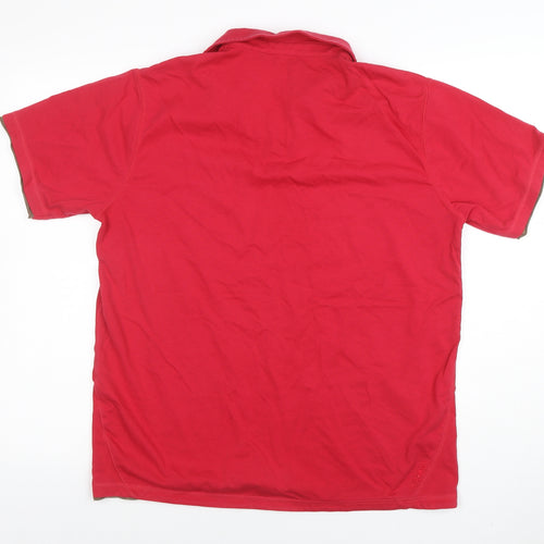 Rohan Men's Red Low Tide Polo Shirt Size M Cotton Blend