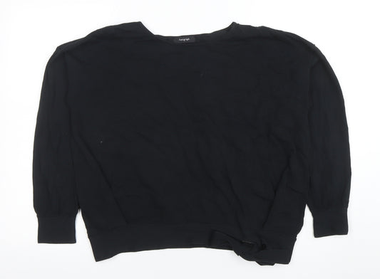 Marks and Spencer Autograph Women’s Black Wrap Tie Blouse Size 14